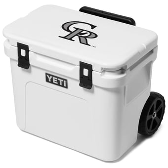 YETI Colorado Rockies Roadie 32 Wheeled Cooler