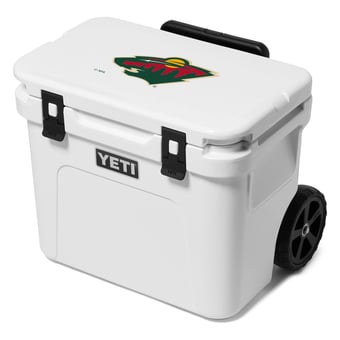 YETI Minnesota Wild Roadie 32 Wheeled Cooler