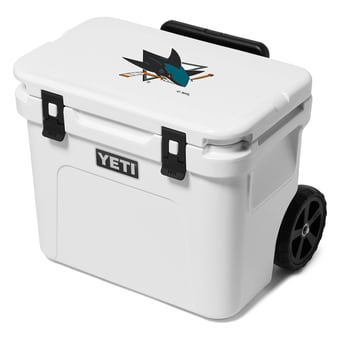 YETI San Jose Sharks Roadie 32 Wheeled Cooler