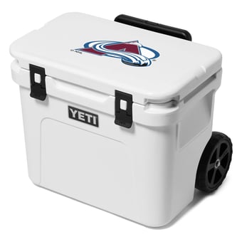 YETI Colorado Avalanche Roadie 32 Wheeled Cooler