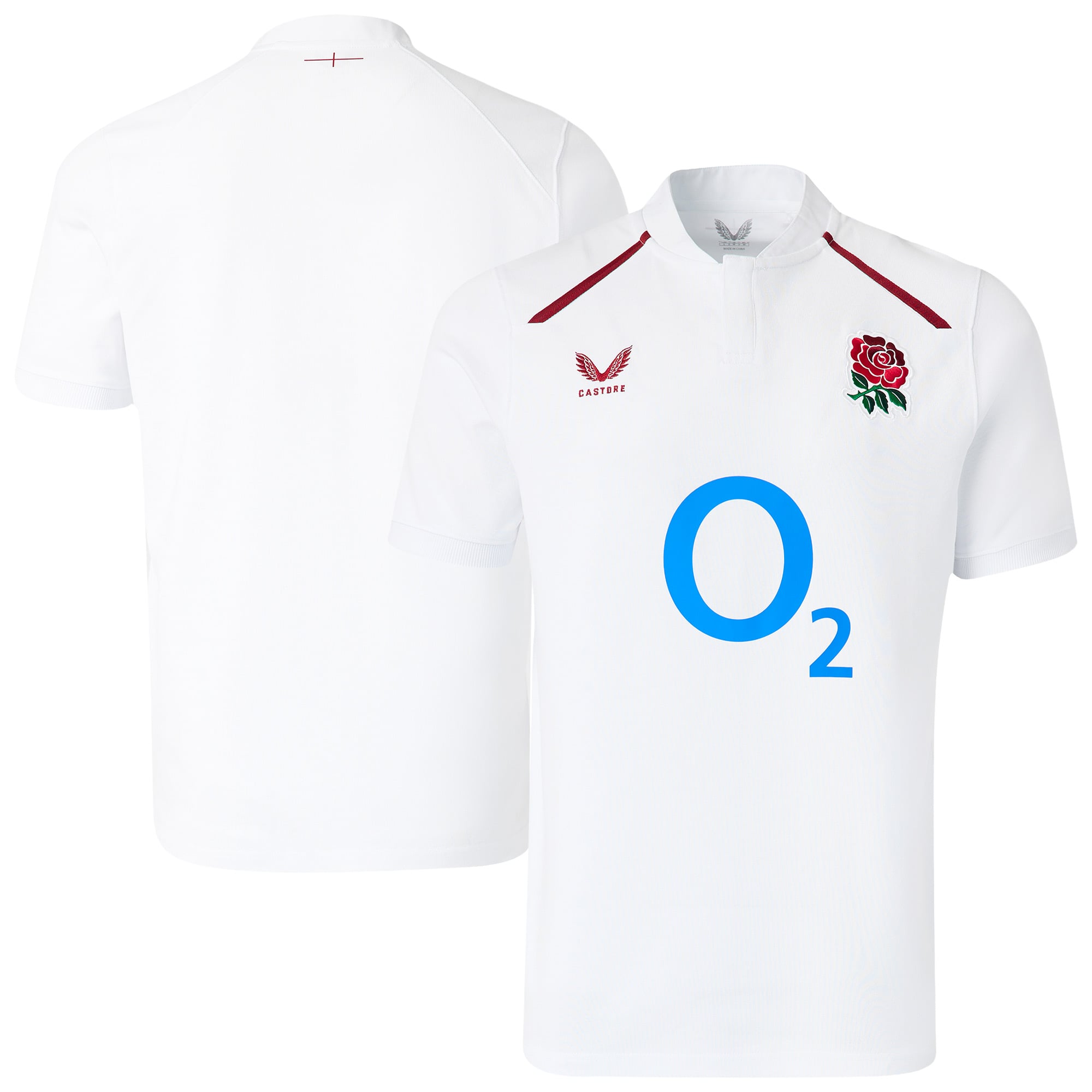 England Rugby Home Classic Short Sleeve Jersey 2026/27 - White - Womens