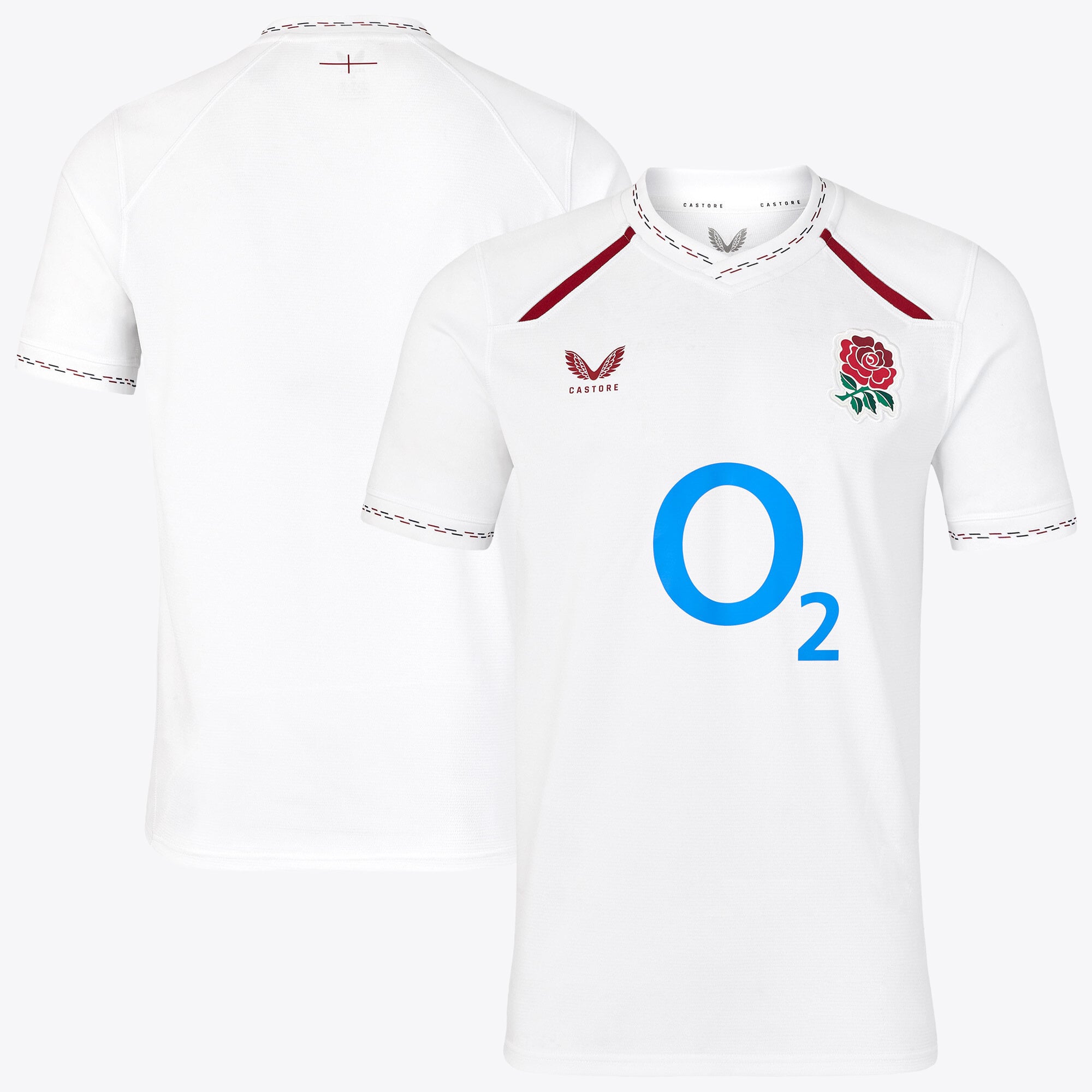 Maglia Home Replica England Rugby 2026/27 - Bianca