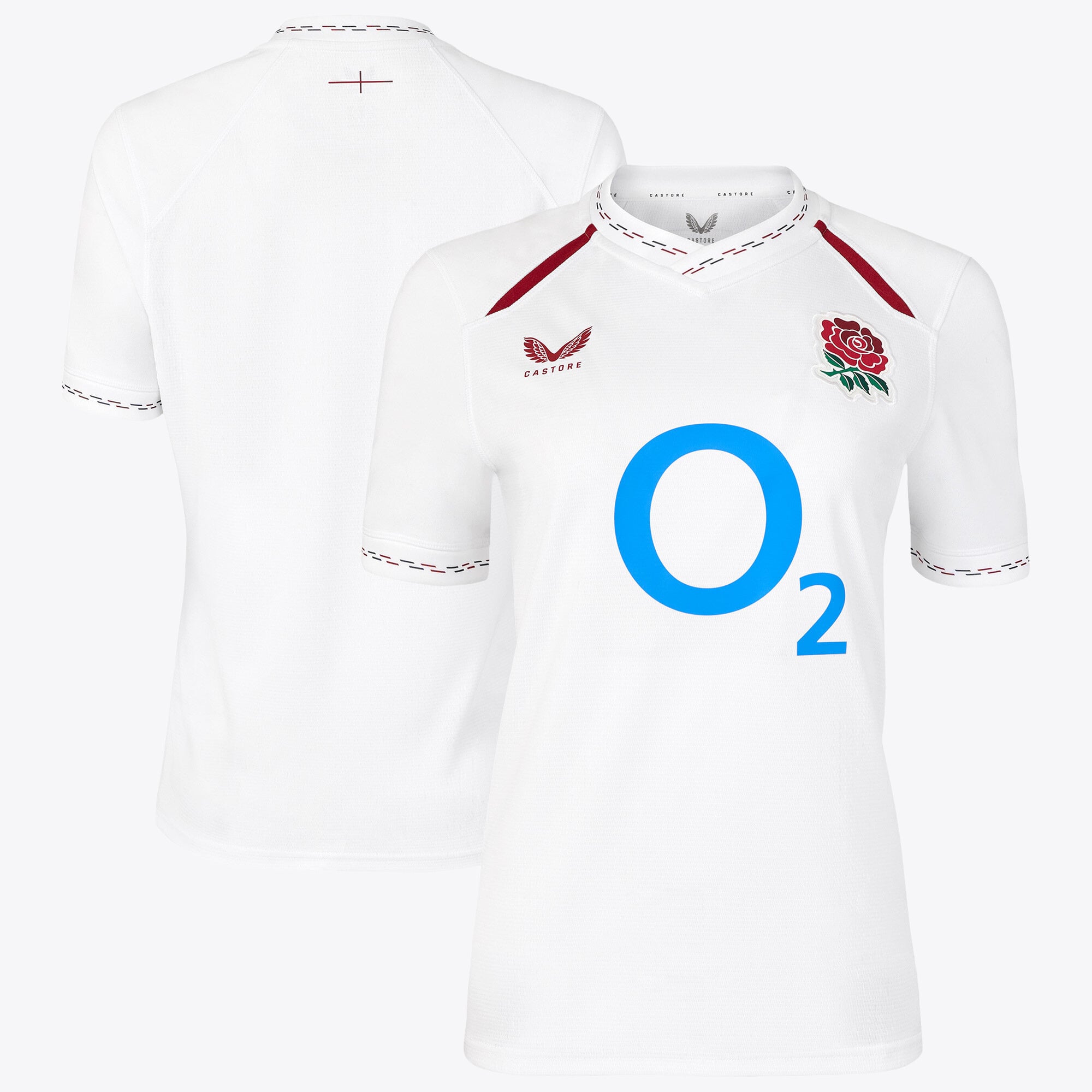 Maglia Home Replica England Rugby 2026/27 - Bianca - Donna
