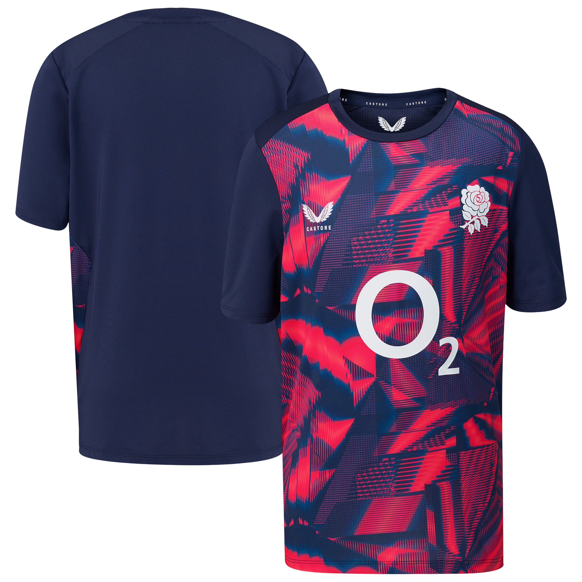 Maglia a maniche corte pre-partita England Rugby - Blu - Junior