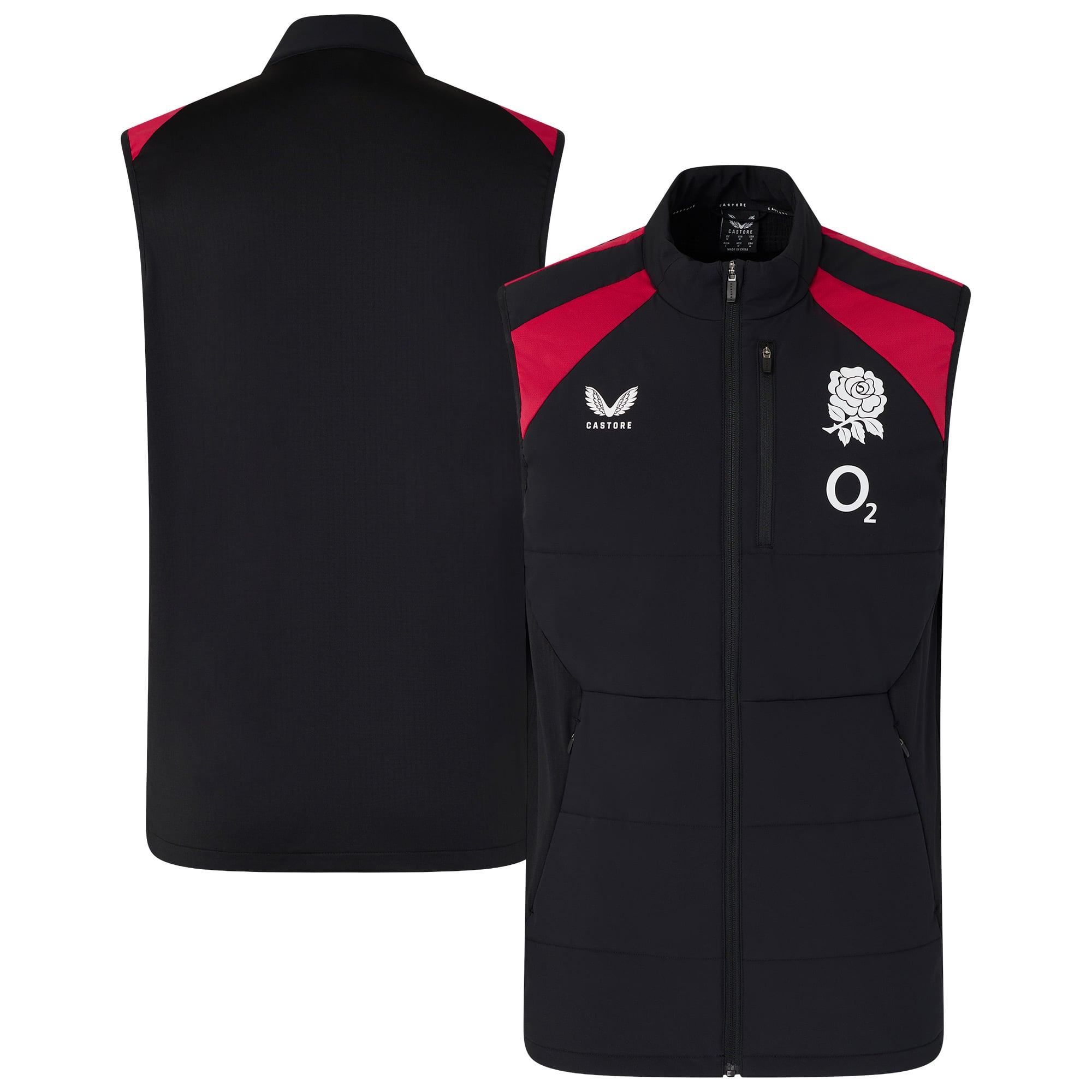 Gilet leggero England Rugby Performance - Nero - Unisex