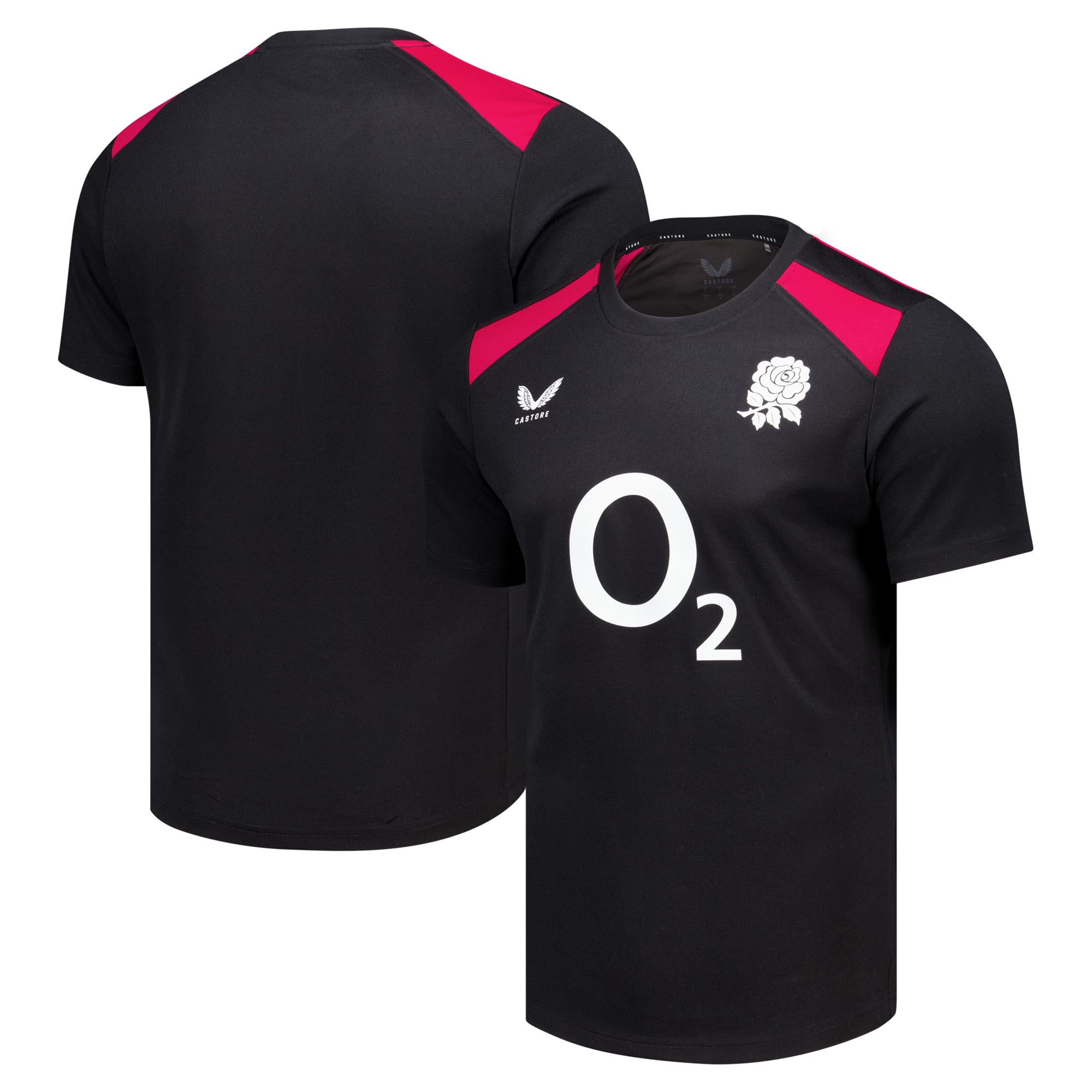 Maglia a maniche corte England Rugby Contact - Nero