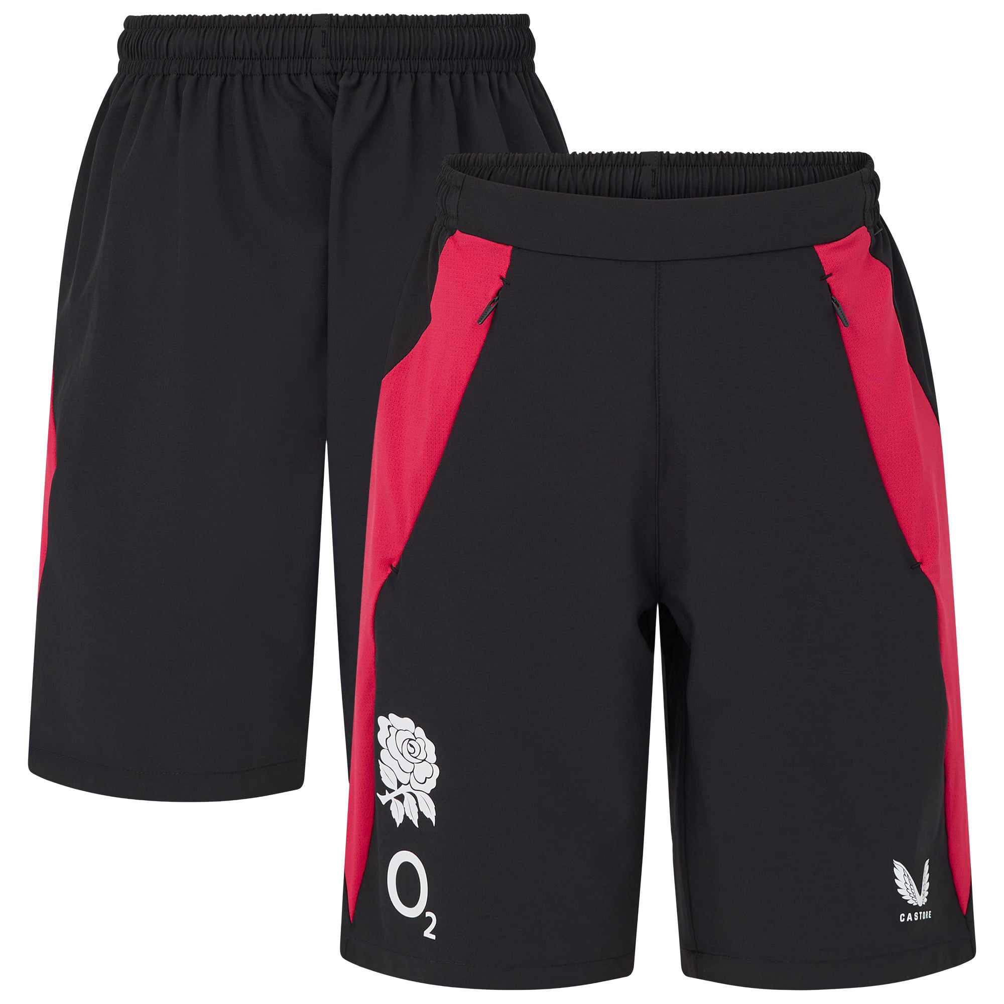 Pantaloncini lunghi England Rugby Performance - Nero - Junior