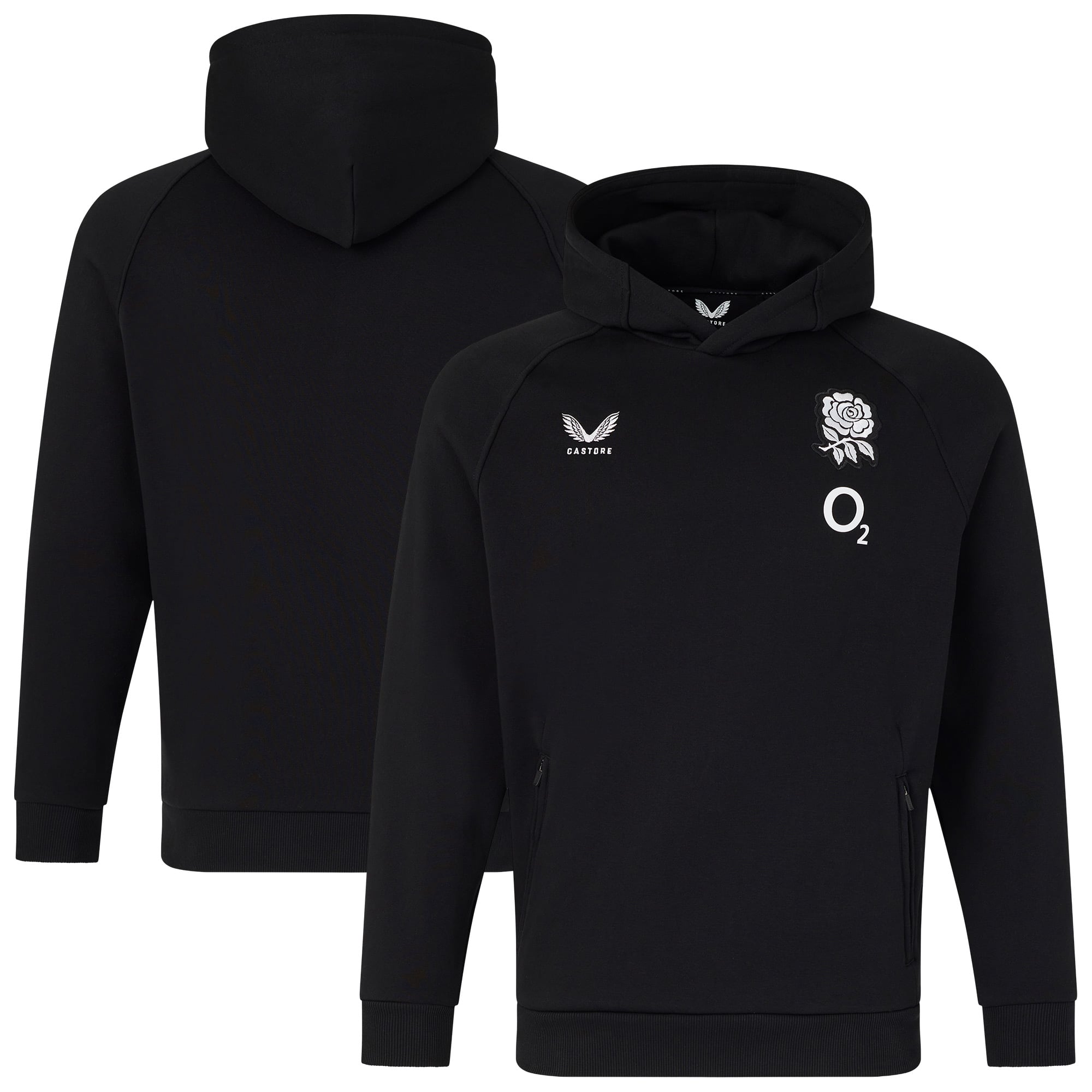 Felpa con cappuccio e cappuccio England Rugby Adapt - Nera - Uomo