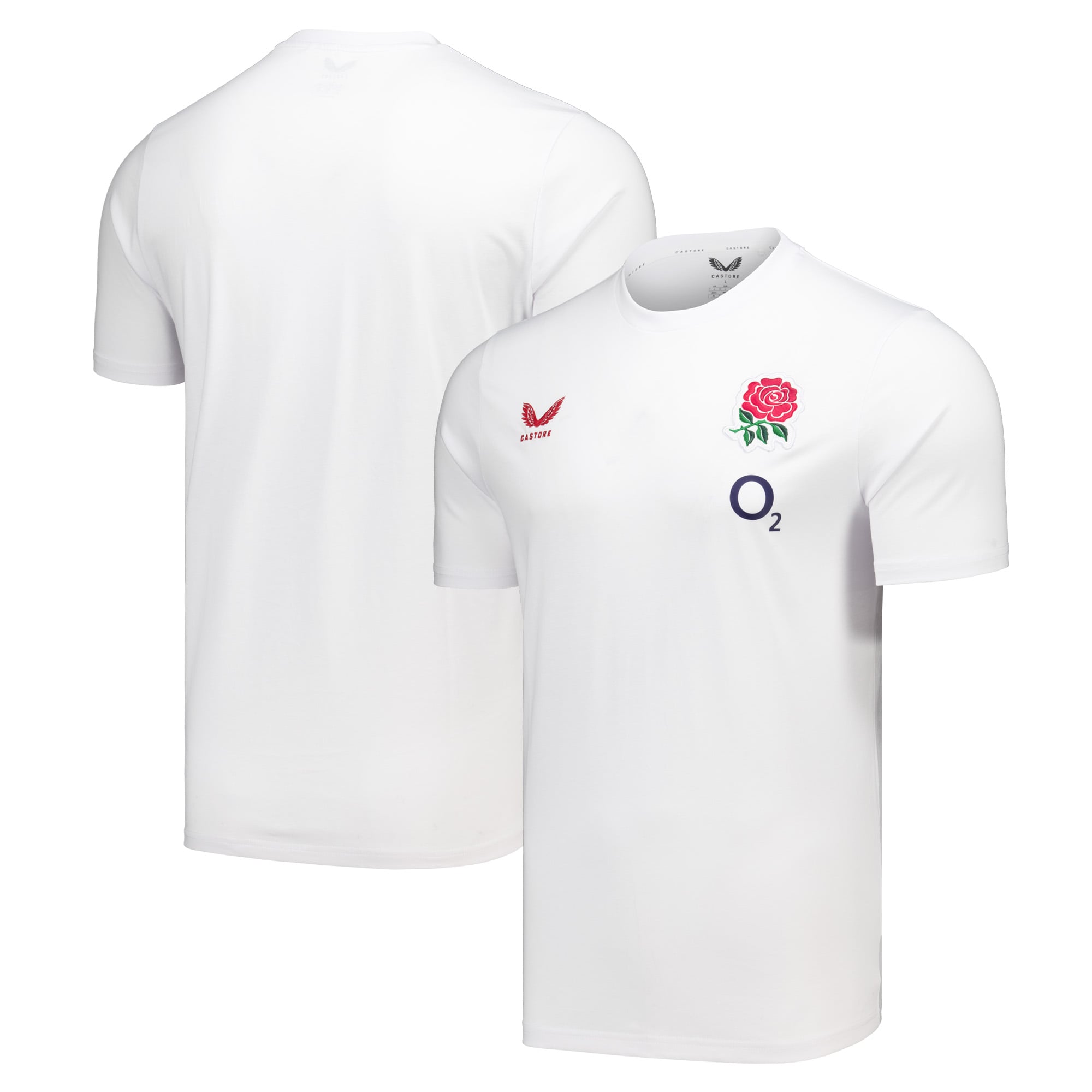 T-shirt da esterno England Rugby - Bianca