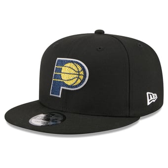 Men's New Era Black Indiana Pacers 2026 NBA Draft Crystal 9FIFTY Snapback Hat