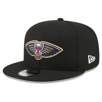 Men's New Era Black New Orleans Pelicans 2026 NBA Draft Crystal 9FIFTY Snapback Hat