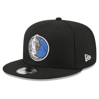 Men's New Era Black Dallas Mavericks 2026 NBA Draft Crystal 9FIFTY Snapback Hat