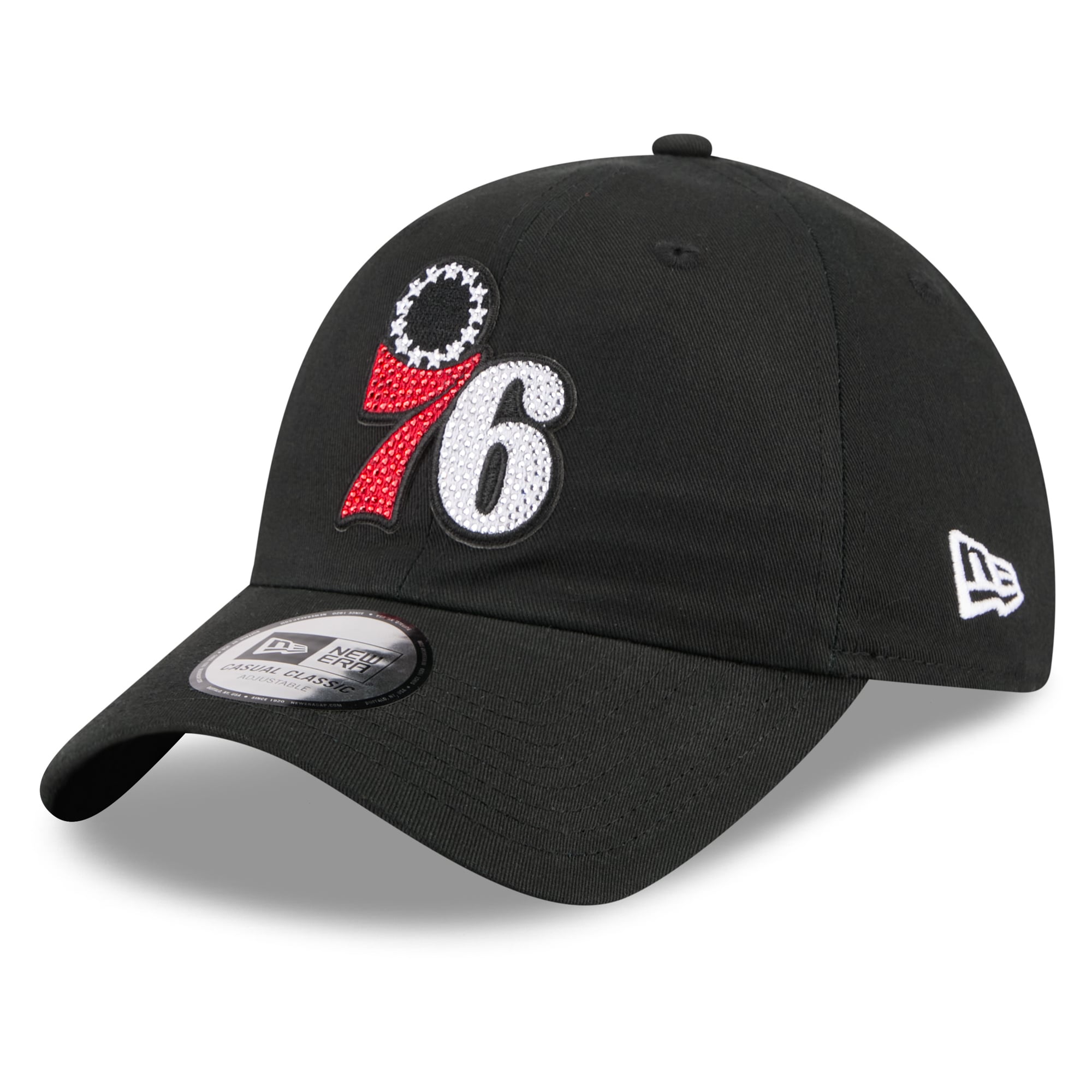 Men's New Era Black Philadelphia 76ers 2026 NBA Draft Casual Classic Adjustable Hat