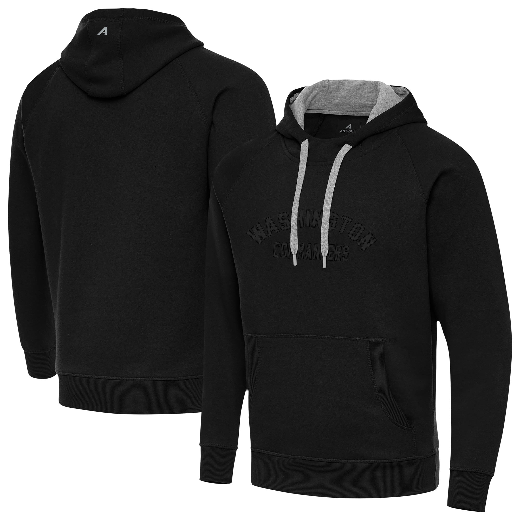Men's Antigua  Black Washington Commanders Victory Hoodie