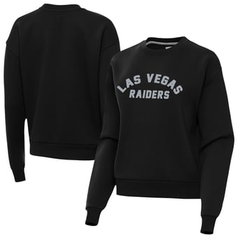 Women's Antigua  Black Las Vegas Raiders Victory Sweatshirt