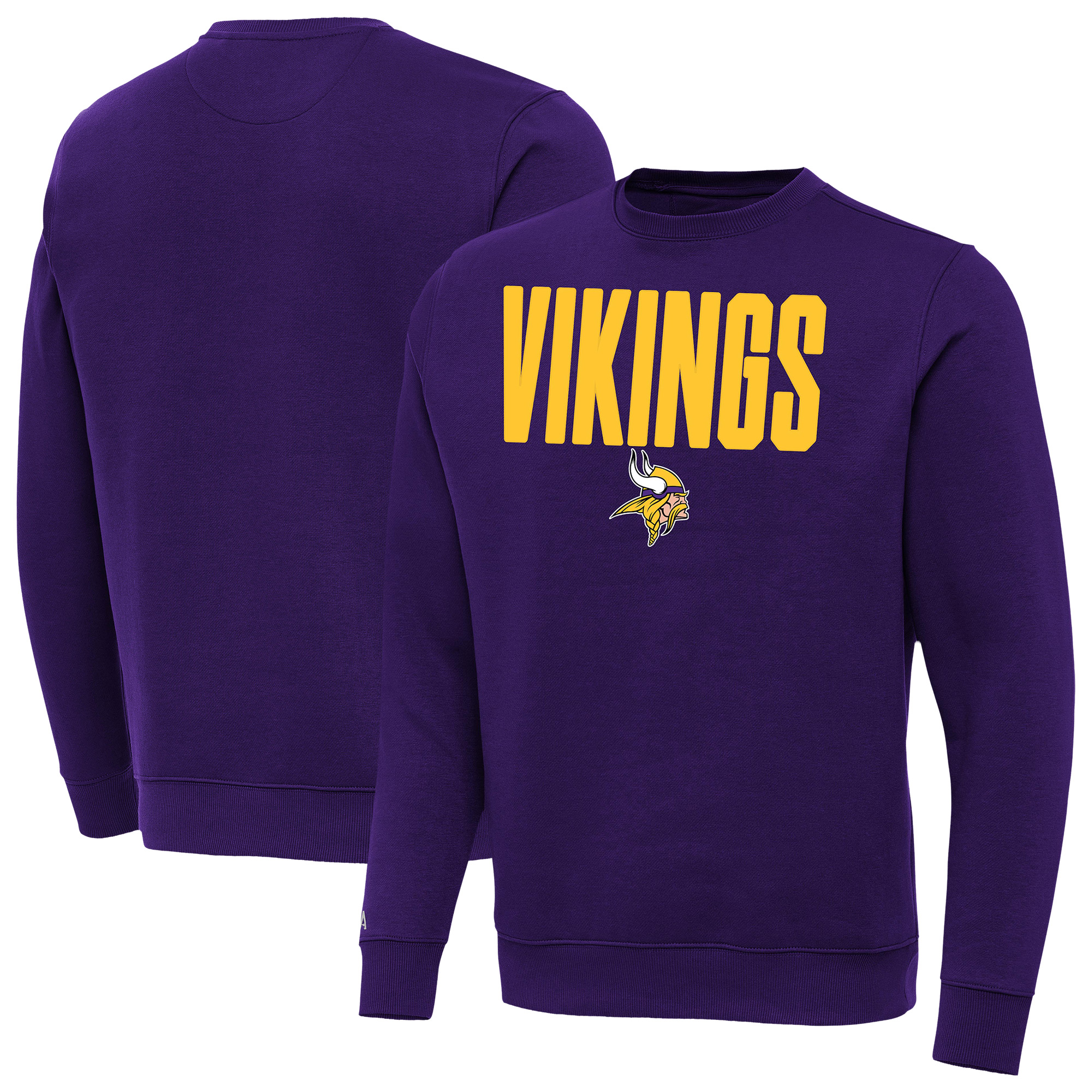 Men's Antigua Purple Minnesota Vikings Victory Sweatshirt