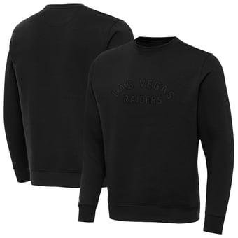 Men's Antigua  Black Las Vegas Raiders Victory Sweatshirt