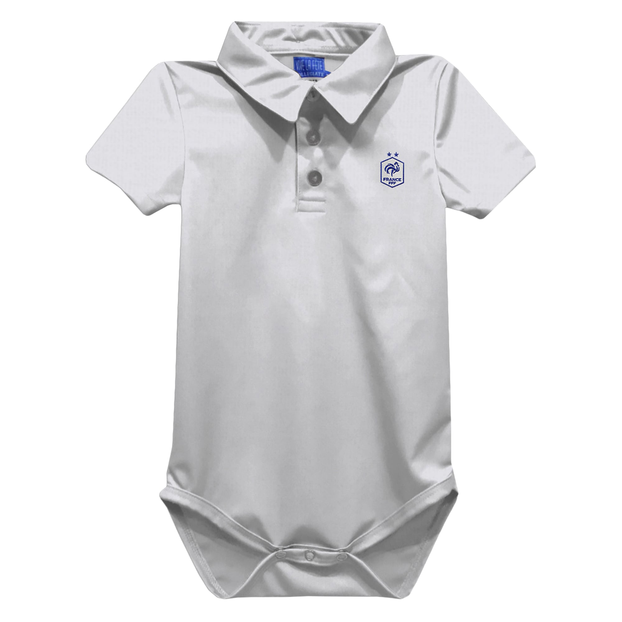 Infant Vive La Fete White France National Team Polo Bodysuit