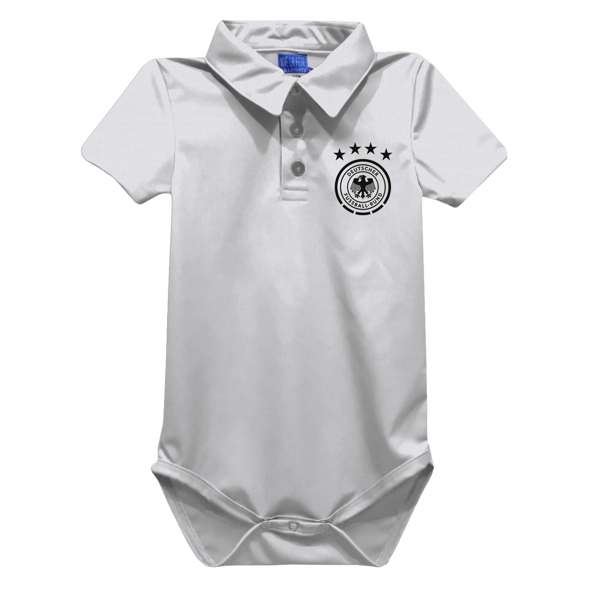 Infant Vive La Fete White Germany National Team Polo Bodysuit