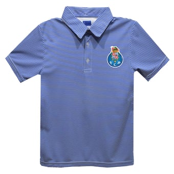 Toddler Vive La Fete  Royal FC Porto Pencil Stripe Polo