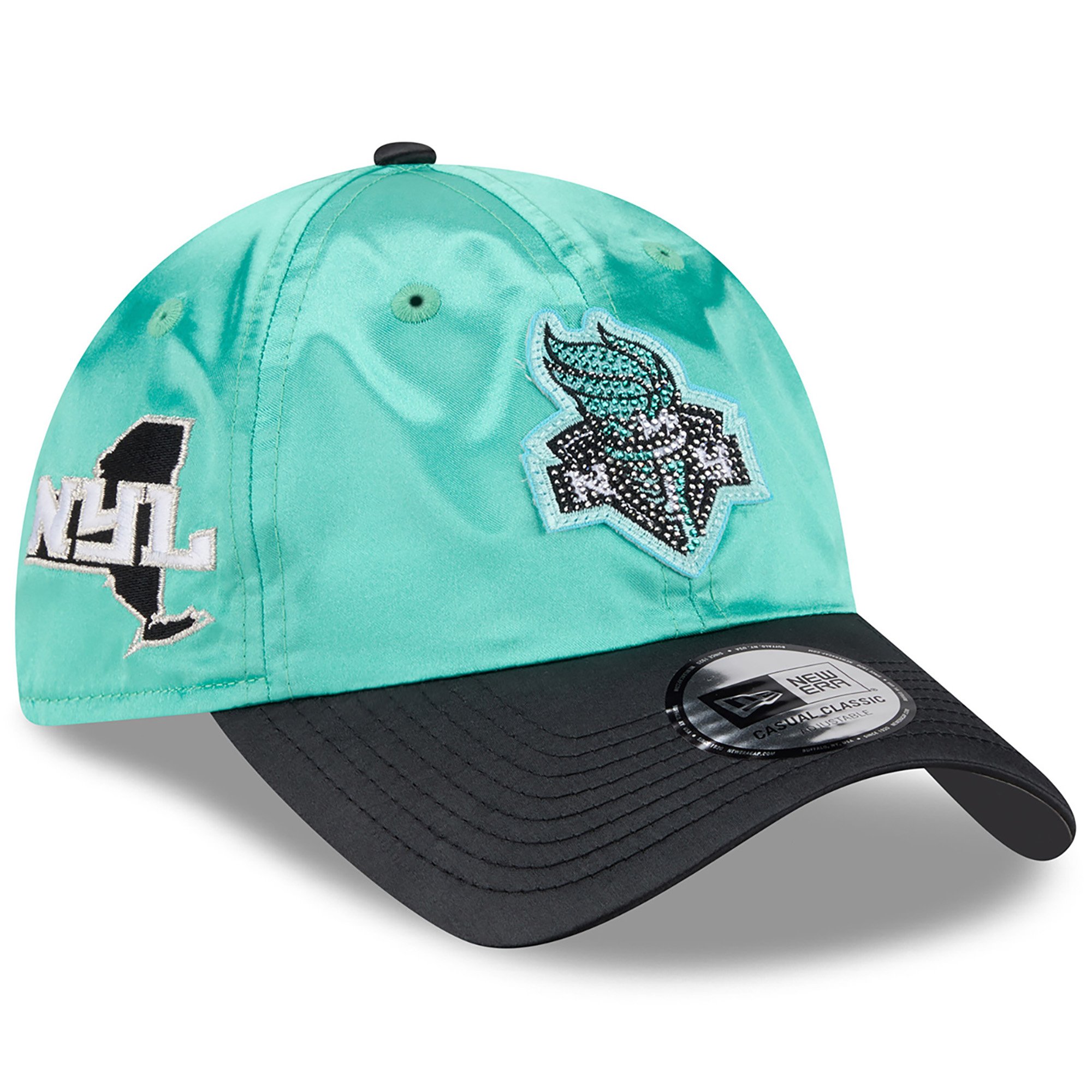 Unisex New Era Turquoise/Black New York Liberty 2026 WNBA Draft Casual Classic Adjustable Hat