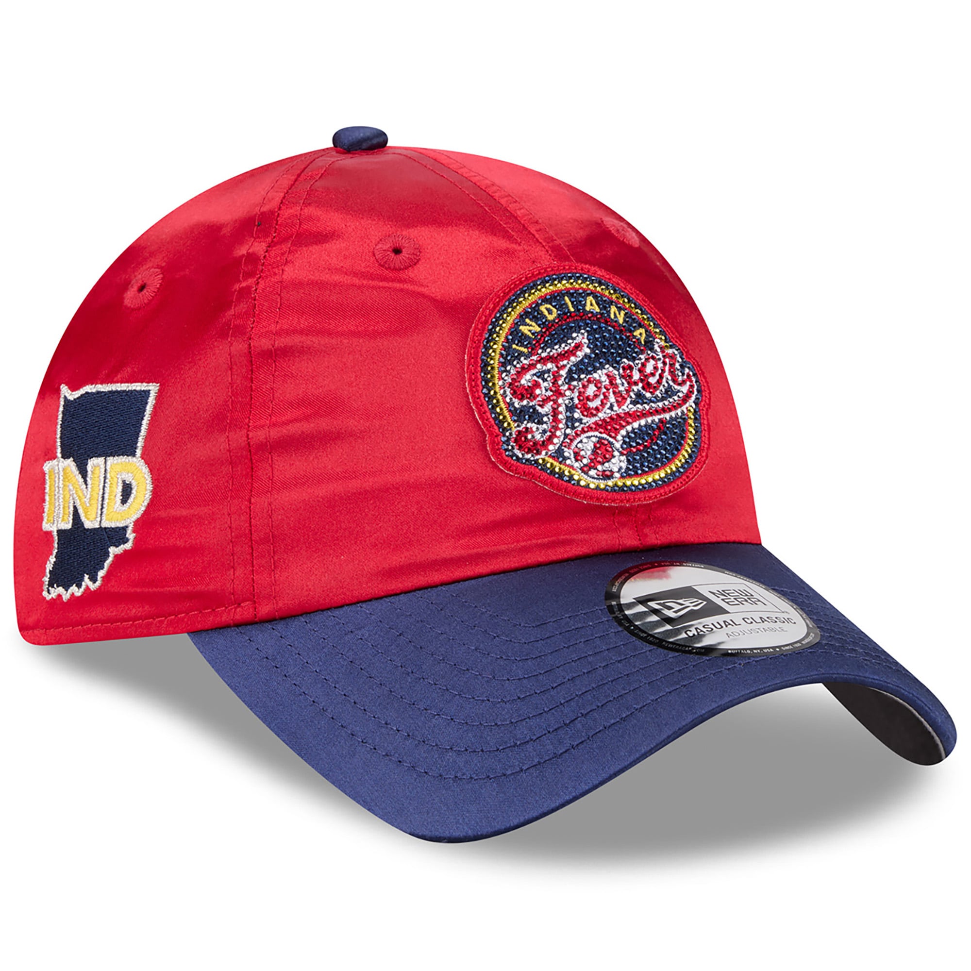 Unisex New Era Red/Navy Indiana Fever 2026 WNBA Draft Casual Classic Adjustable Hat