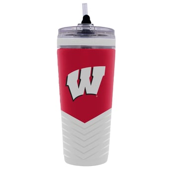 WinCraft Wisconsin Badgers 26oz 4D Flex Ice Shaker Bottle