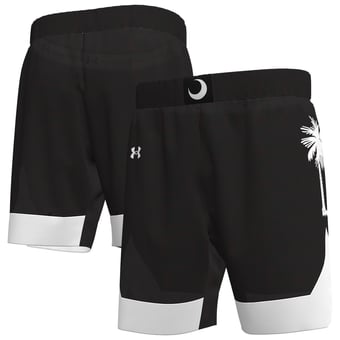Men's Under Armour  Black South Carolina Gamecocks Replica Basketball Shorts