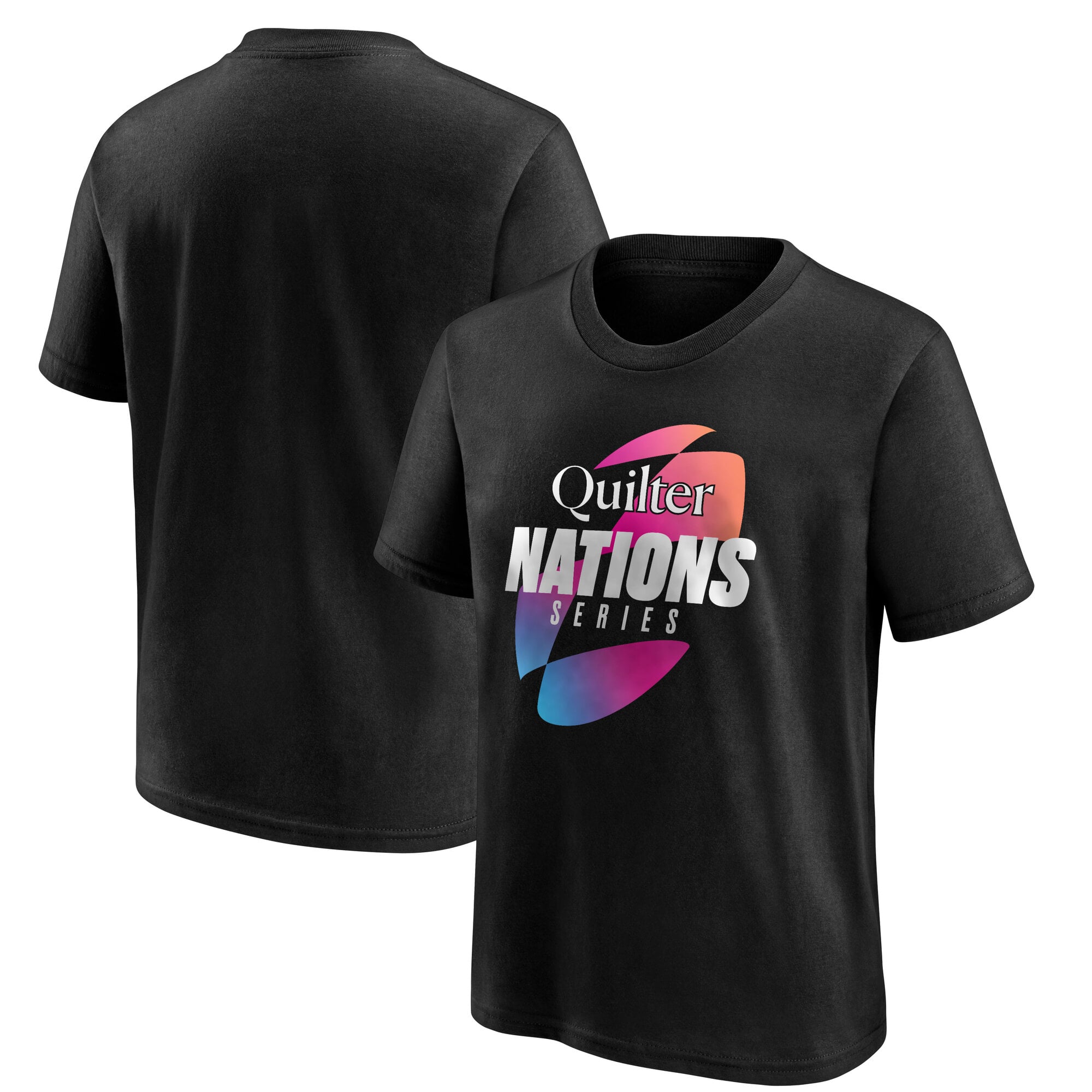 T-shirt con logo grafico Quilter Autumn Nations - Nero - Junior