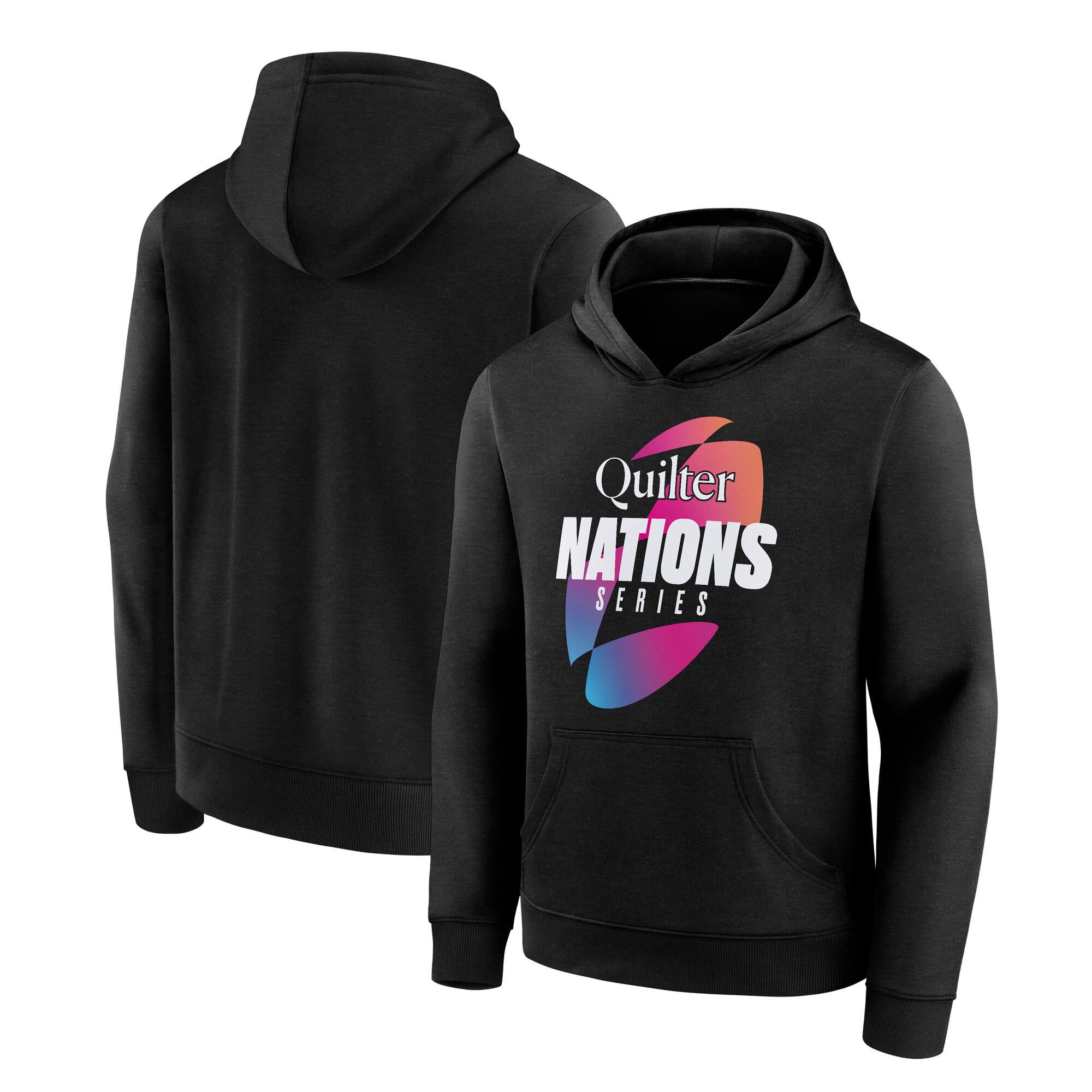 Felpa con cappuccio e grafica Quilter Autumn Nations - Nero - Junior