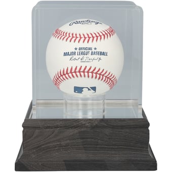 Charcoal Baseball Display Case - UV Protected