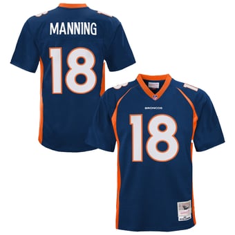 Youth Mitchell & Ness Peyton Manning Navy Denver Broncos 2015 Retired Player Legacy Jersey