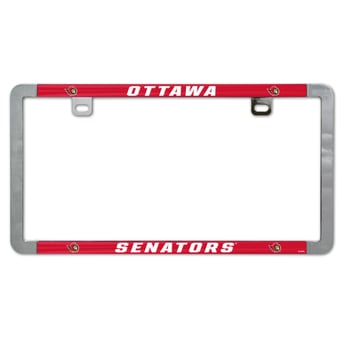 WinCraft Ottawa Senators Thin Rim License Plate Frame