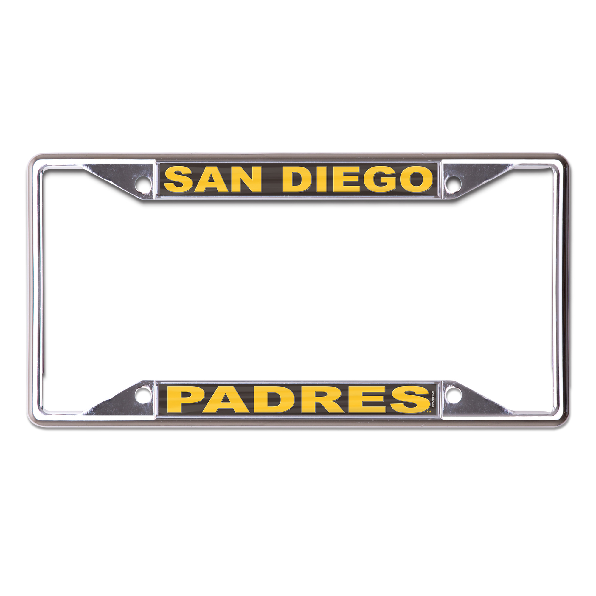 WinCraft San Diego Padres Metal License Plate Frame