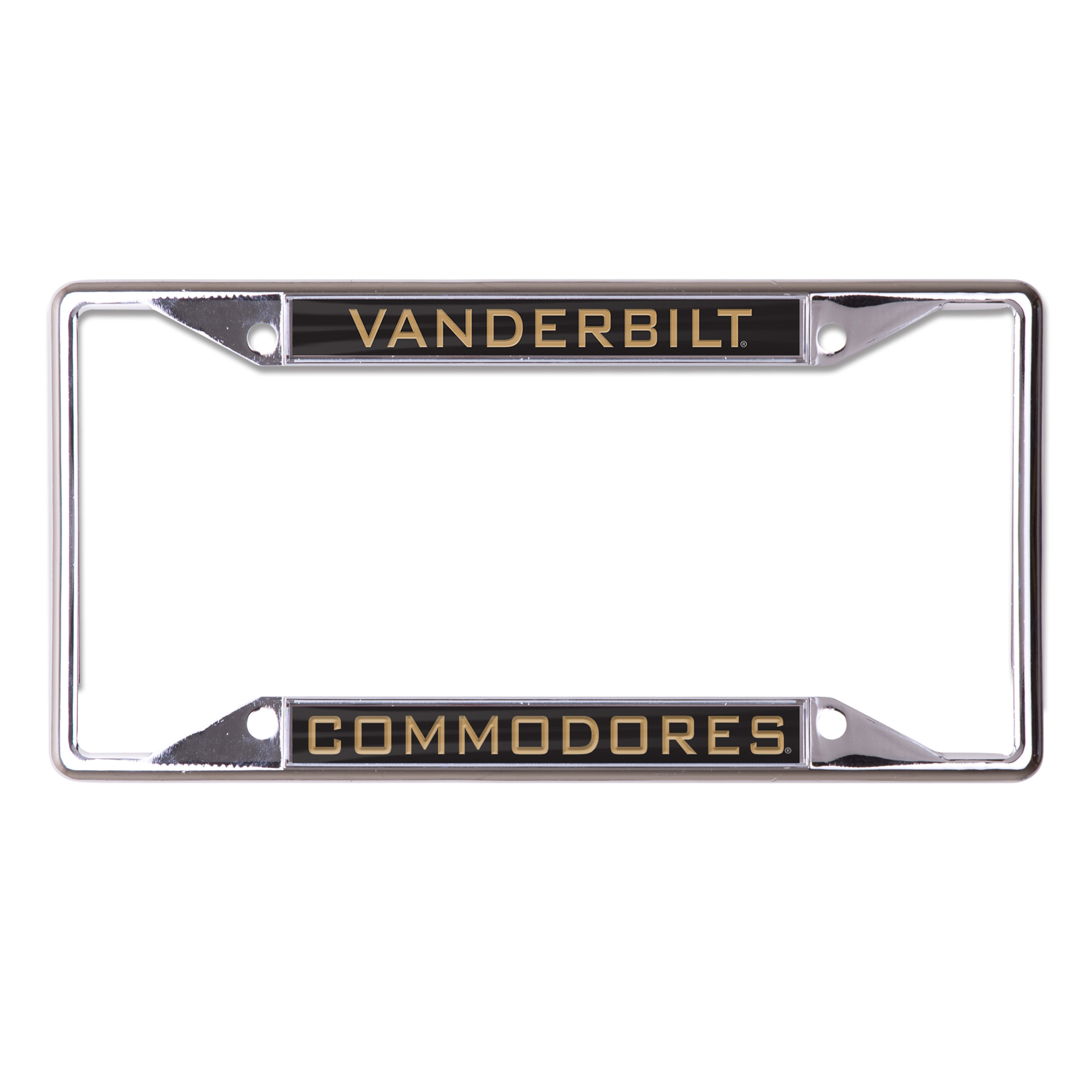 WinCraft Vanderbilt Commodores Metal License Plate Frame