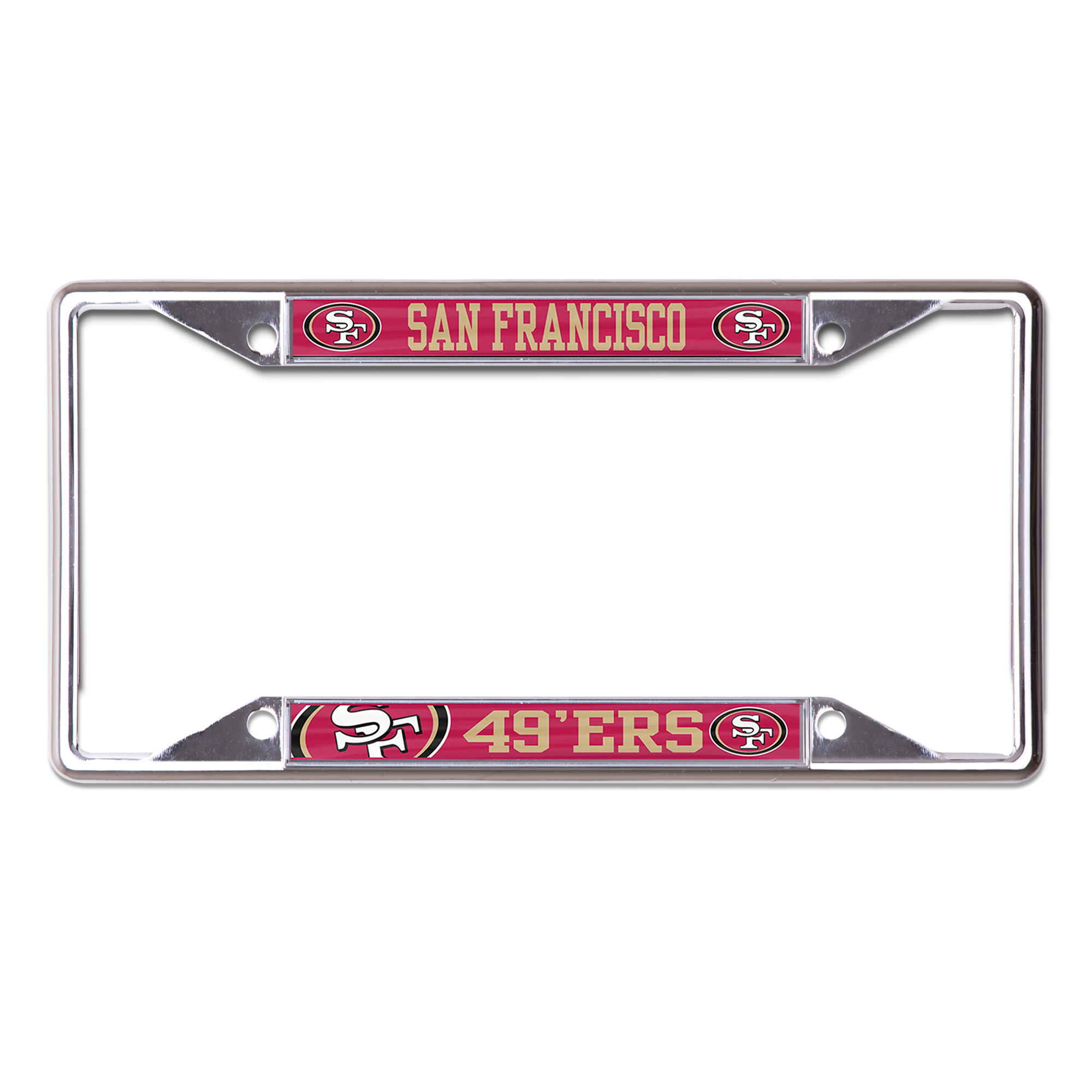 WinCraft San Francisco 49ers Metal License Plate Frame