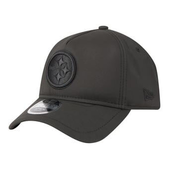 Men's New Era  Black Pittsburgh Steelers Apex 9FORTY Adjustable Hat