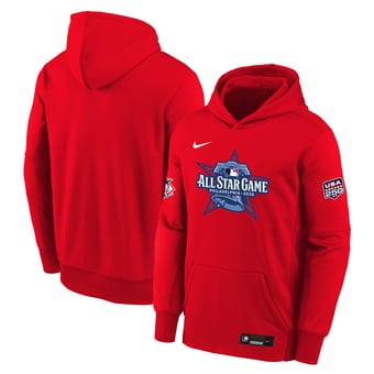 Youth Nike Red National League 2026 MLB All-Star Game Therma-FIT Hoodie