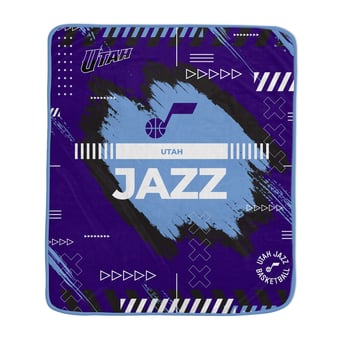"Pegasus Utah Jazz 50"" x 60"" Game Tech Ultra Soft Blanket"