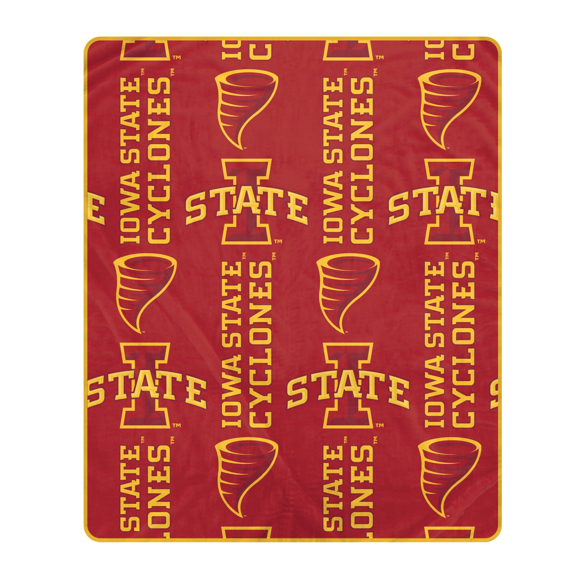 Pegasus Iowa State Cyclones 50" x 60" Homefield Stacked Logos Ultra Soft Blanket