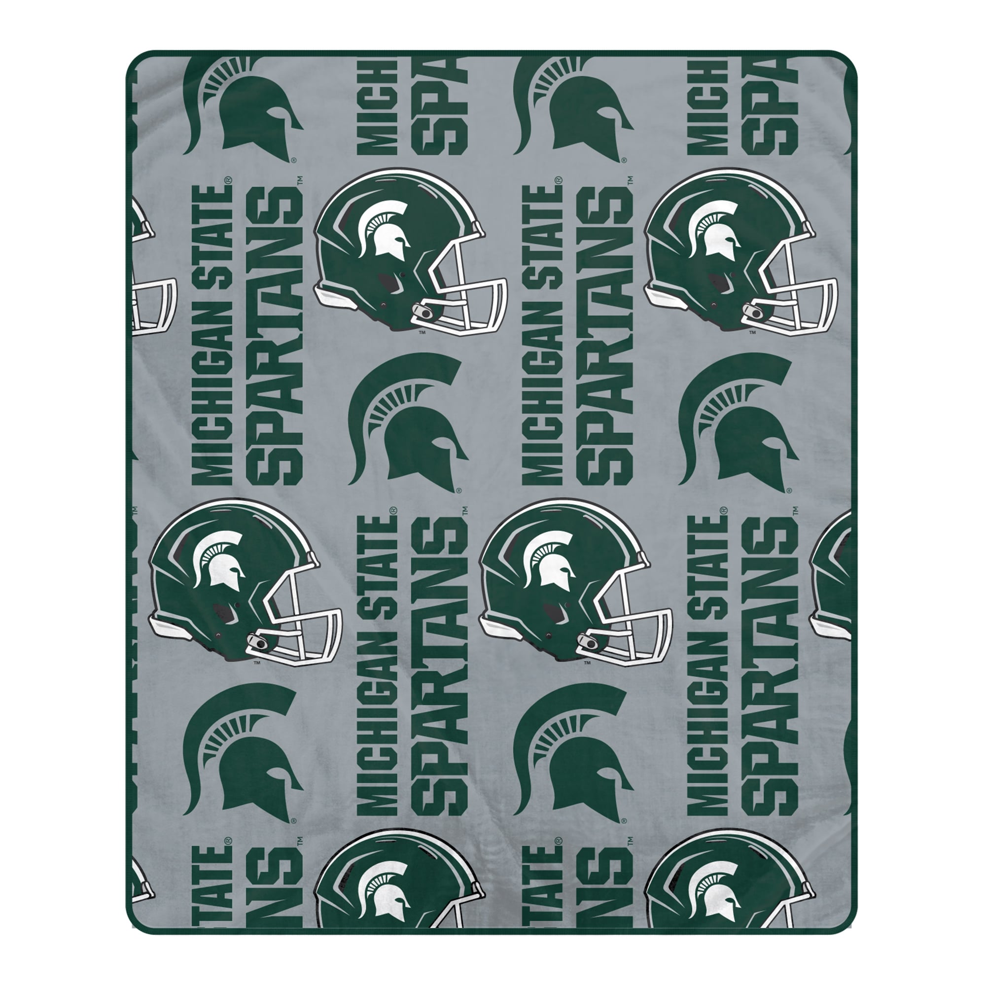 Pegasus Michigan State Spartans 50" x 60" Homefield Stacked Logos Ultra Soft Blanket