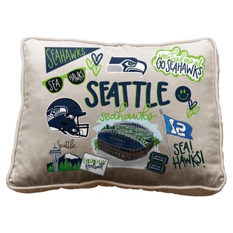 Pegasus Seattle Seahawks 19" Loco Fan Canvas Décor Pillow