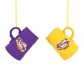 LSU Tigers Two-Pack 3" Mini Stein Ornament Set