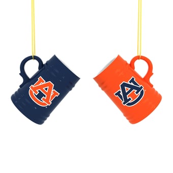 Auburn Tigers Two-Pack 3" Mini Stein Ornament Set