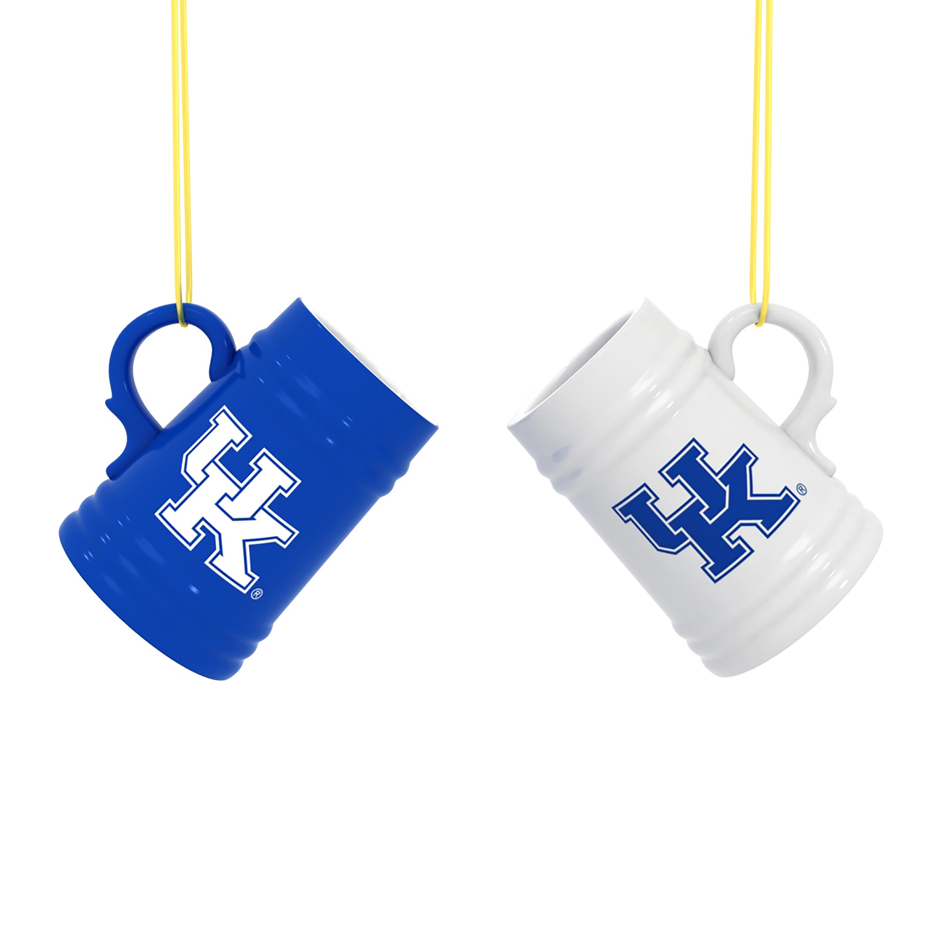 Kentucky Wildcats Two-Pack 3" Mini Stein Ornament Set