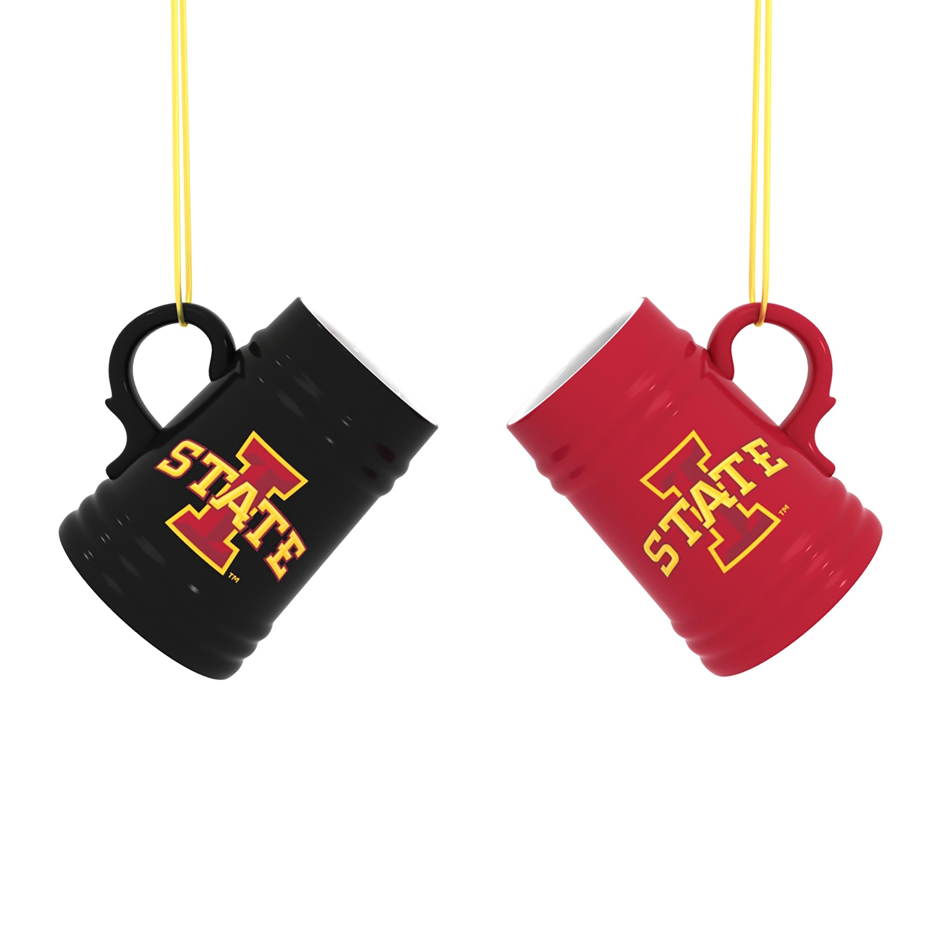 Iowa State Cyclones Two-Pack 3" Mini Stein Ornament Set