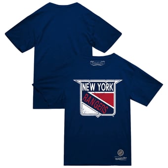Men's Mitchell & Ness Navy New York Rangers Heritage T-Shirt