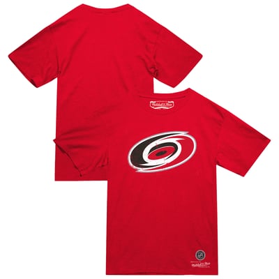 Men's Mitchell & Ness Red Carolina Hurricanes Heritage T-Shirt