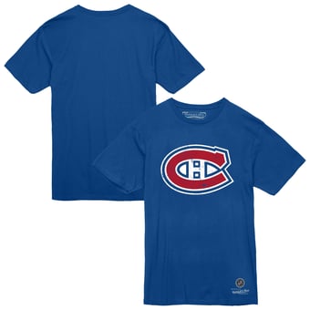 Men's Mitchell & Ness Blue Montreal Canadiens Heritage T-Shirt