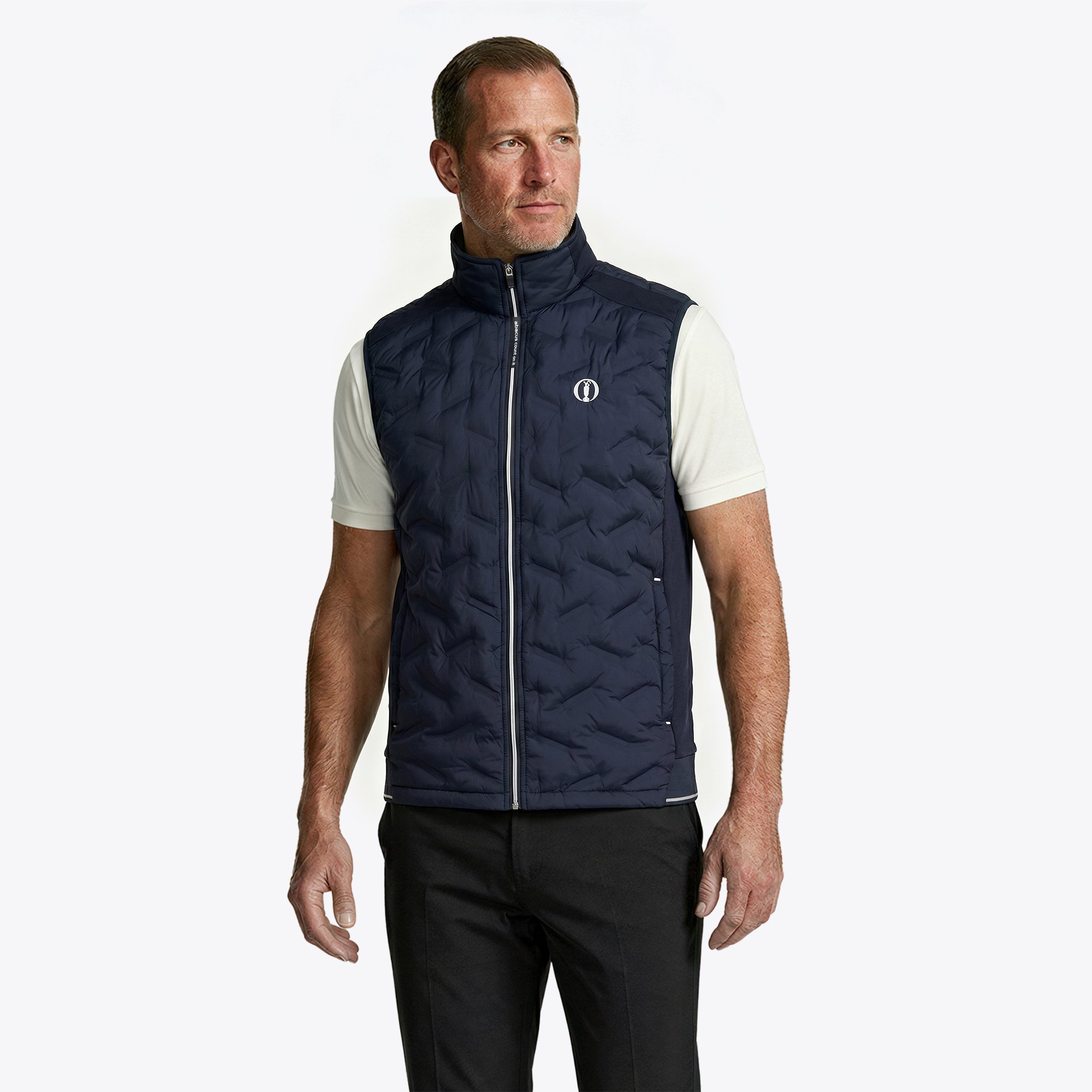 Gilet ibrido The Open Abacus Portrush - Blu Navy